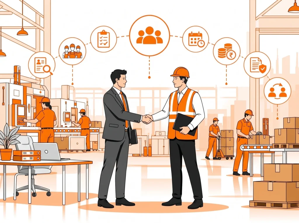 Labour Contractors providing skilled workforce and industrial staffing solutions