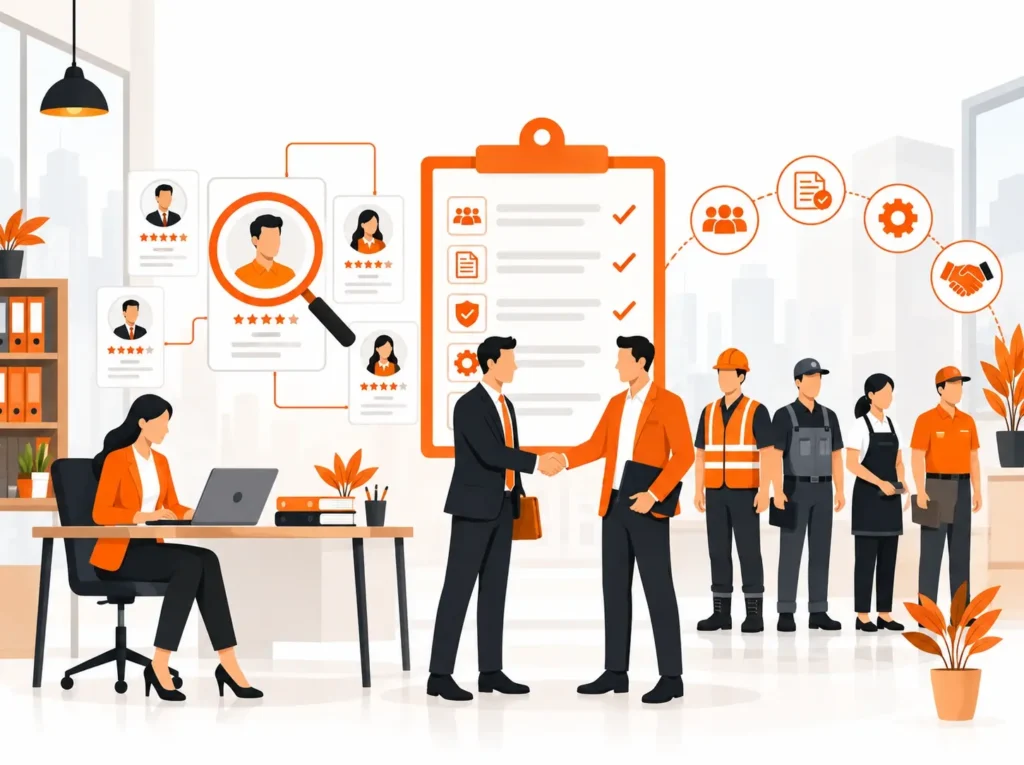 Manpower Supplier connecting businesses with qualified workers and workforce solutions